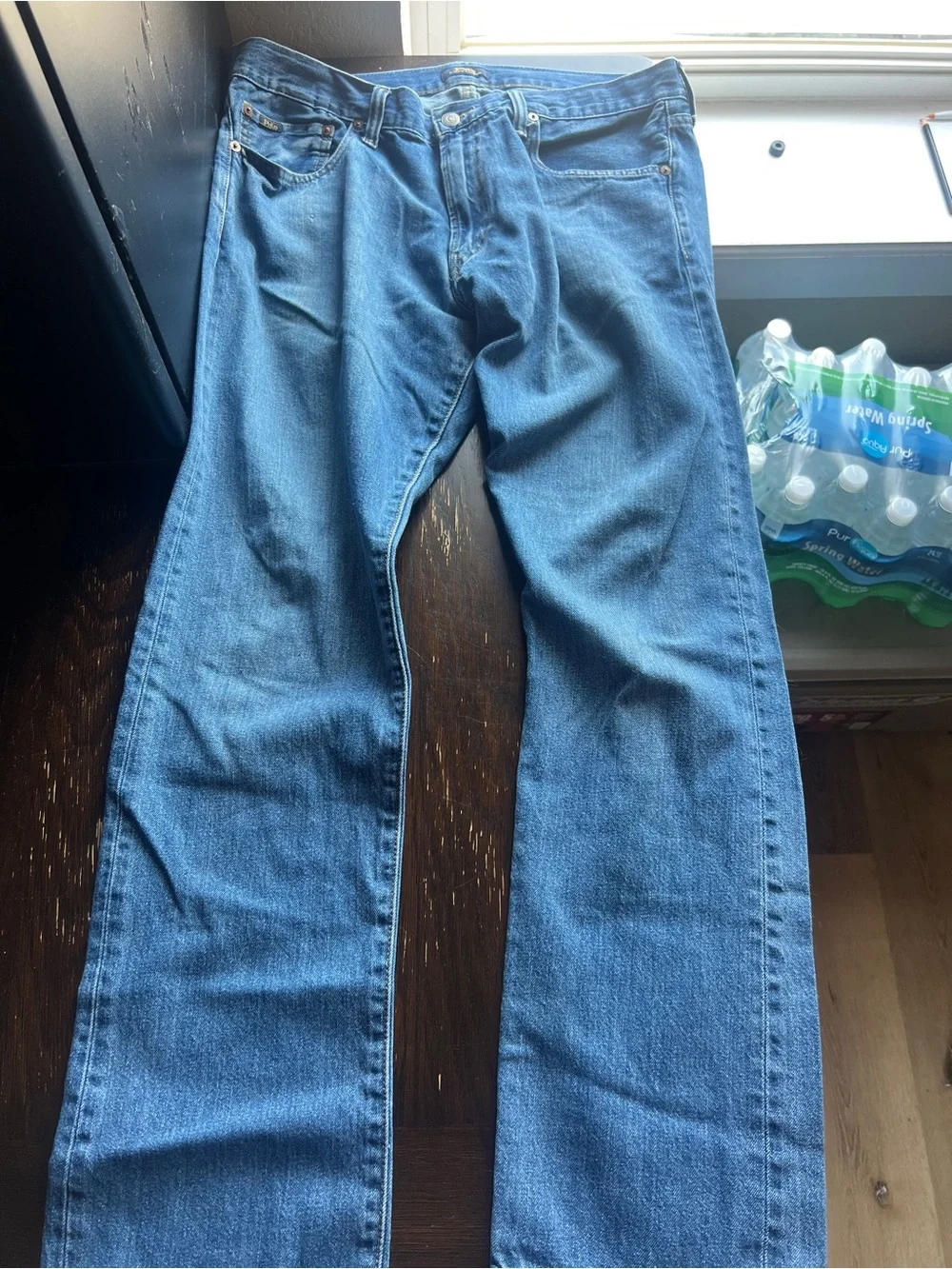 Polo by Ralph Lauren Men's Slim Straight Medium Blue Jeans